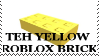 TEH YELLOW ROBLOX BRICK